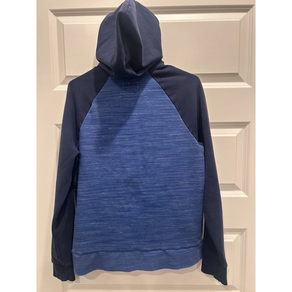 Express Athletic Zip Up Hoodie Blue Men's Size Medium